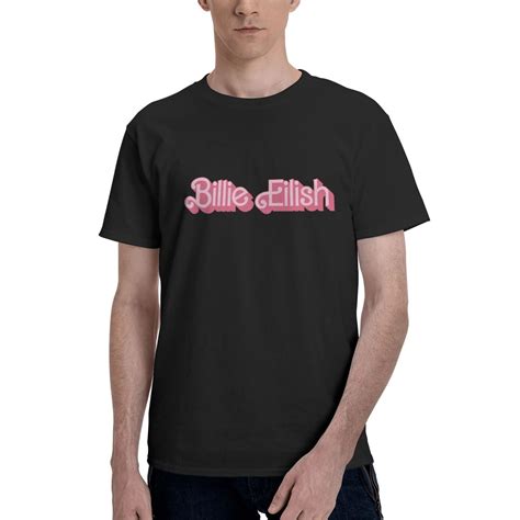 Billie Eilish Men's Cotton T-Shirt Breathable Sweat & Odor Control Size S-5720XL Unisex ...