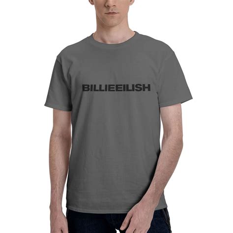 Billie Eilish Men's Cotton T-Shirt Breathable Sweat & Odor Control Size S-5839XL Unisex ...