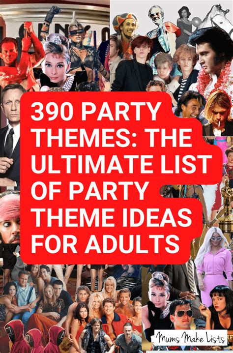 406 Party Theme Ideas For Adults | Adult birthday party themes, Adult ...