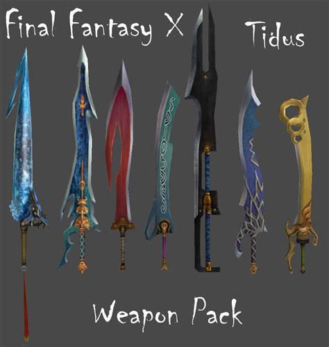 FFX Tidus Weapon Pack by Frozen-Knight on DeviantArt