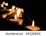 Glowing Church Candles Free Stock Photo - Public Domain Pictures