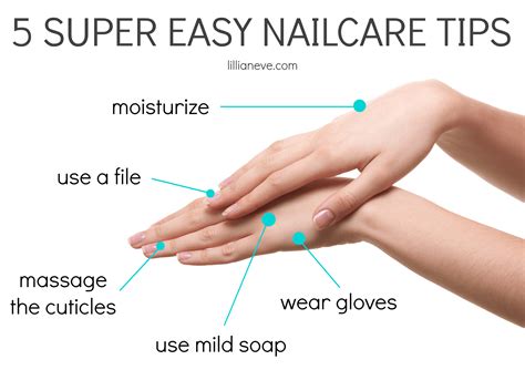 TIPS FOR HEALTHY NAILS