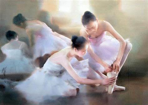 Liu Yi 柳毅, 1958 | Ballet dancers | Tutt'Art@ | Pittura * Scultura * Poesia * Musica