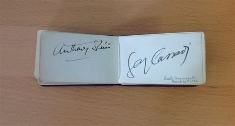 Vintage Autograph Book containing 20 signatures from Musicians and ...