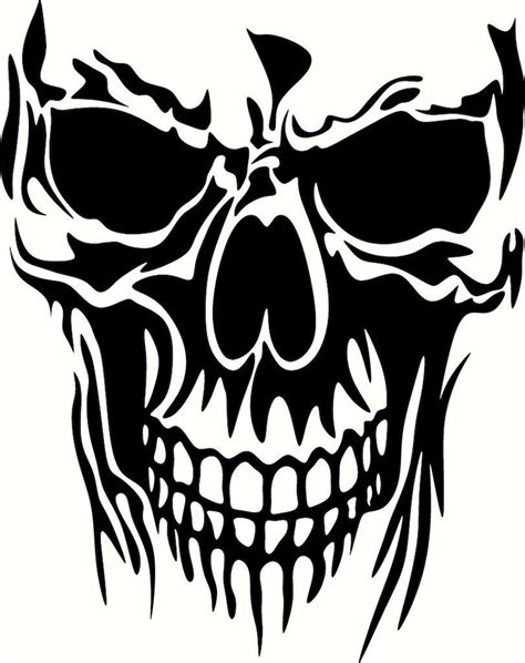 SKULL Die Cut Vinyl Decal Sticker Window Car Truck ATV UTV | Etsy