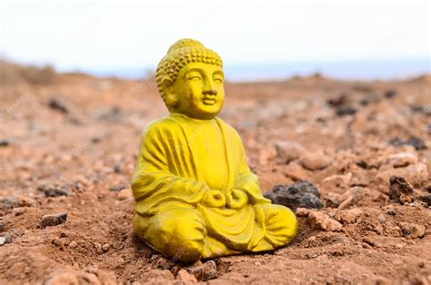 Premium Photo | One ancient buddha statue