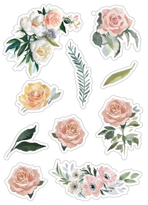 Aesthetic Stickers To Print Out - White Stickers | Black and white ...