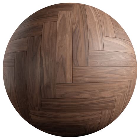 Seamless Walnut Wood Herringbone Floor Texture | Materials of the World