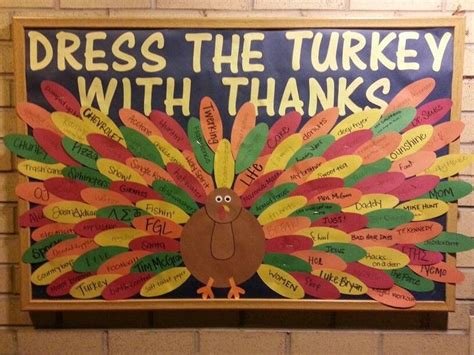 Turkey Bulletin board | Bulletin board tree, Thanksgiving bulletin boards, Library bulletin boards