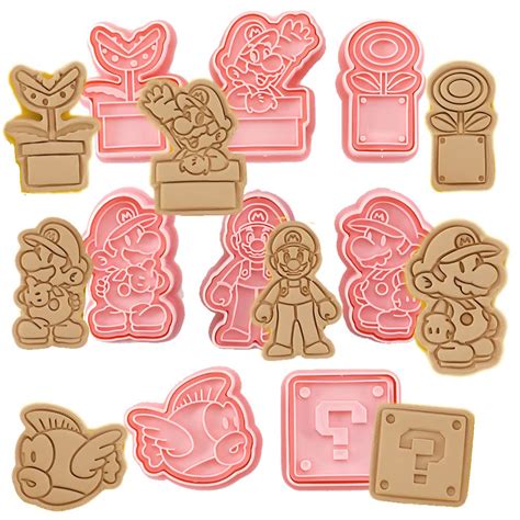 Buy Mario Cookie Cutters, Mario Cookie Cutter Set, Mario Bros Cookie Cutter, Mario Mold, Mario ...