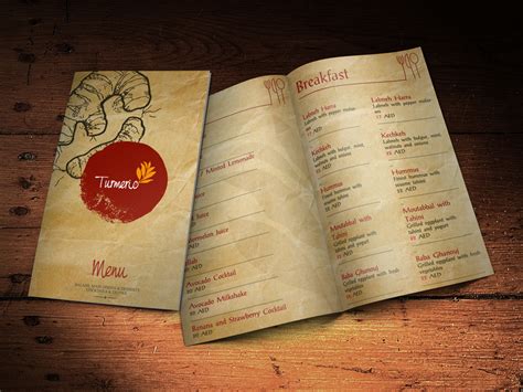 TURMERIC An Indian food Restaurant | Behance