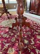 Large Dining Table w/ Custom Glass Top - Halfhill Auction Group
