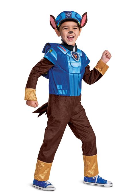 Paw Patrol Movie Chase Deluxe Toddler/Kid's Costume - Walmart.com