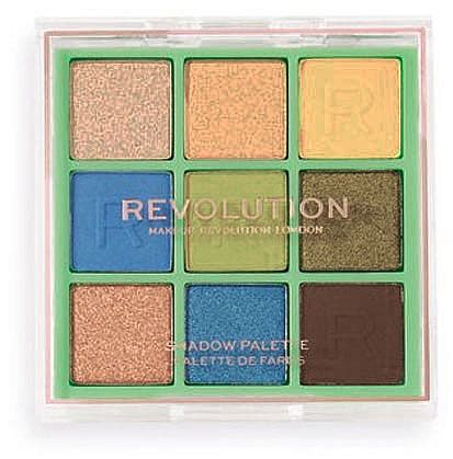 Makeup Revolution Neon Heat Eyeshadow Palette Safari Green - Палетка тіней: купити за найкращою ...
