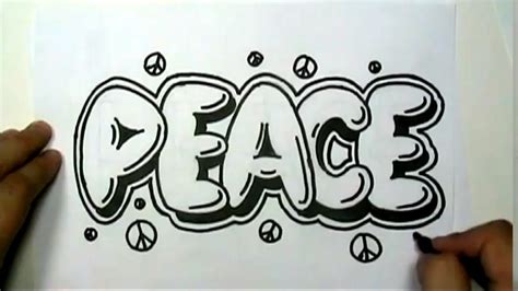 paz grafitada em letras bomber - Pesquisa Google | Graffiti lettering, Graffiti writing, Word ...