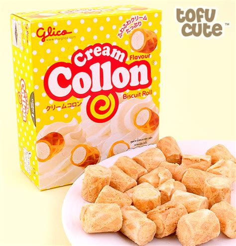 Buy Glico Collon Biscuit Roll - Cream Filling at Tofu Cute