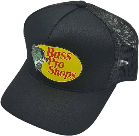 Bass Pro Shop Men's Trucker Hat Mesh Cap - One Size Fits All Snapback Closure - Great for ...