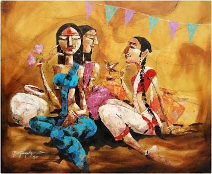 Image result for sudipta kundu paintings | Indian paintings, Indian artists, Painting