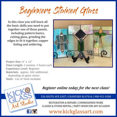 Beginners Stained Glass Classes