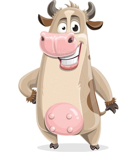 Cow Cartoon Characters - Cute Cow Illustration Cartoon Characters Stock Illustration 49214195 ...