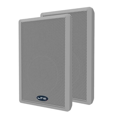 Extra-Flat Wall Mounted 2-Way Speakers 5.25”/13cm - White - BST Distribution