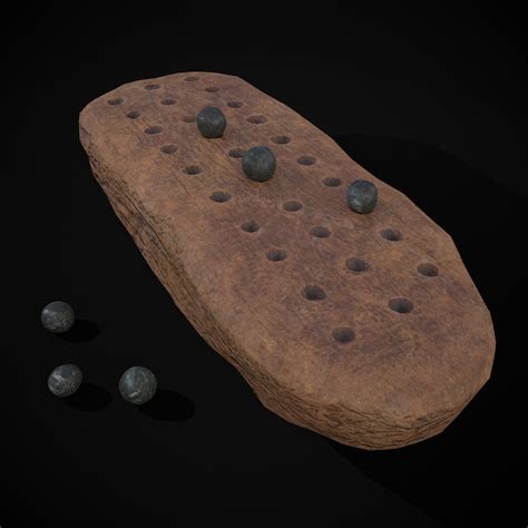 Ancient Stone Game - 3D Model by Get Dead Entertainment