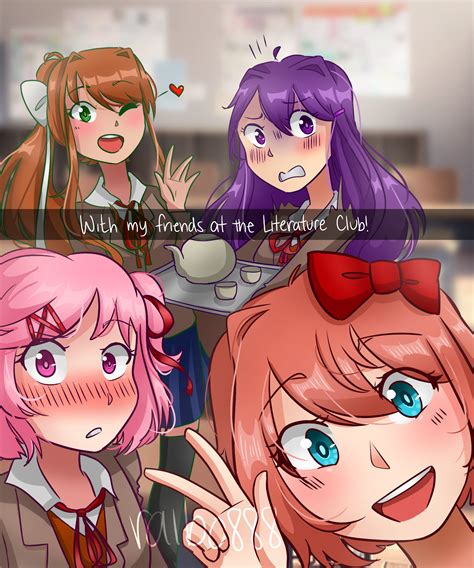 [OC Fanart] If MC never existed... : r/DDLC