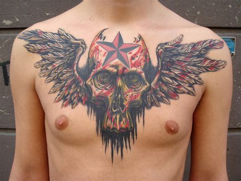 Skull with wings by viptattoo on DeviantArt