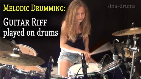 You Really Got Me; Guitar Riff played on drums (by Sina) | Racer.lt