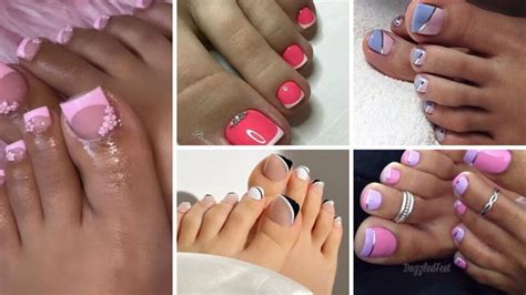 20+ Trendy French Toe Nail Designs 2024