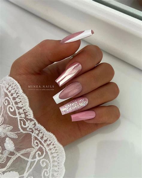 55 Best 2023 Gel Nails to Inspire You | Pink acrylic nails, Gel nails, Ballerina nails designs