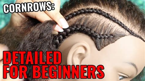 How to Cornrow for Beginners - YouTube