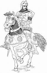 Coloring Page  Chevalier Coloringme sketch template