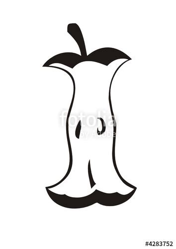 Apple Core Drawing | Free download on ClipArtMag