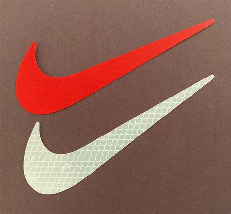 Nike Swoosh Logo 3M Reflective Stickers Decals Reflector Pack | Etsy