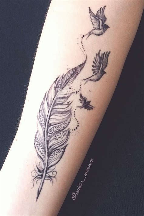 Pin By Anh No On Tattoos Feather Tattoos Feather Tatt - vrogue.co