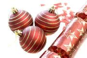 Photo of red festive baubles | Free christmas images