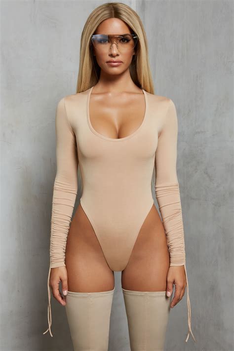 Pin it! Long Sleeve Bodycon Romper, Bodycon Bodysuit, Long Sleeve Bodysuit, Jumpsuit Romper ...