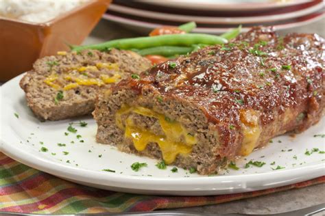 Cheesy Stuffed Meatloaf | MrFood.com