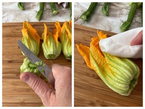 Ricotta Stuffed Zucchini Flowers - Recipes from Italy