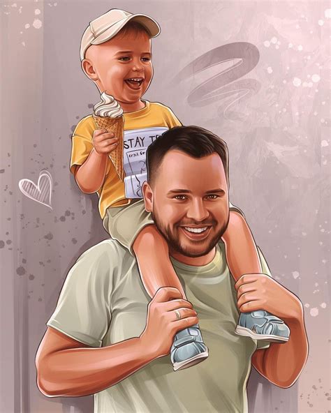 Caricature From Photo, Wedding Cinematography, Bedroom Wall Designs, Family Drawing, Cartoon ...
