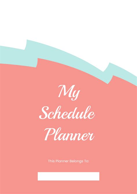 FREE Sample Schedule Templates & Examples - Edit Online & Download | Template.net