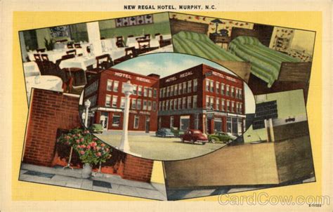 New Regal Hotel Murphy, NC Postcard