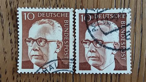 German Postage Stamps DEUTSCHE BUNDESPOST 10 - YouTube