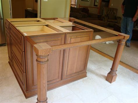 Awesome How To Build An Island In Your Kitchen Black Microwave Cart Breakfast Bar