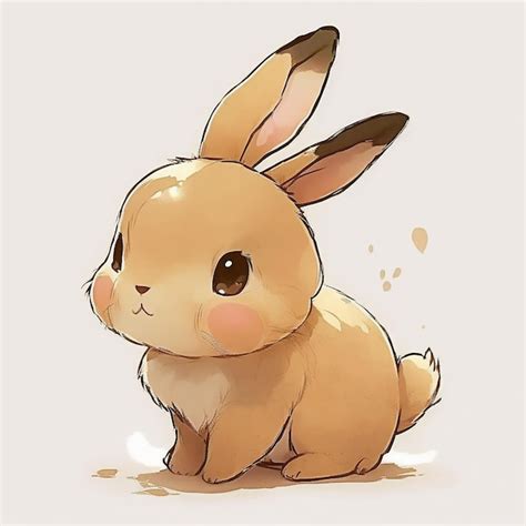 Premium Photo | Cute little Bunny kawaii