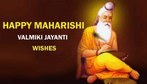 Happy Maharishi Valmiki Jayanti Wishes Messages, Status