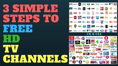 3 Simple Steps to FREE TV Channels - YouTube