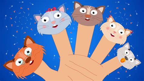 Finger Family Kitten - YouTube