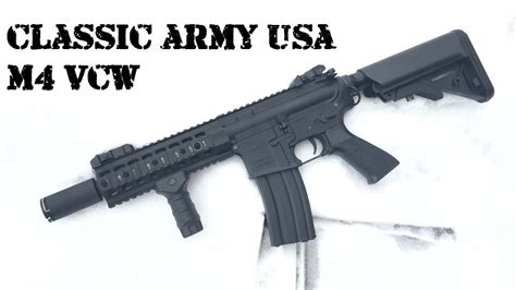 Classic Army USA M4 "VCW" AEG Overview - YouTube